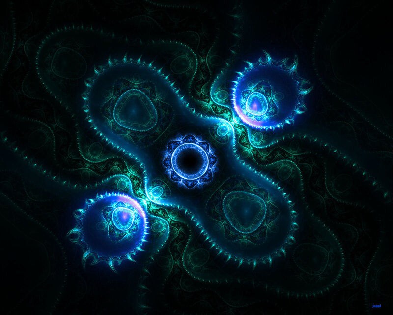 Fractal Glowing Patterns