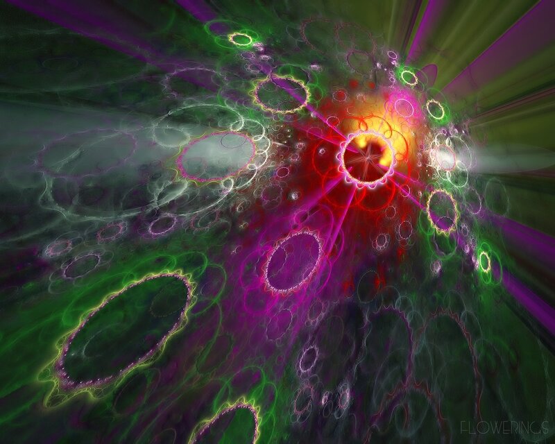 Fractal Glowing Rings