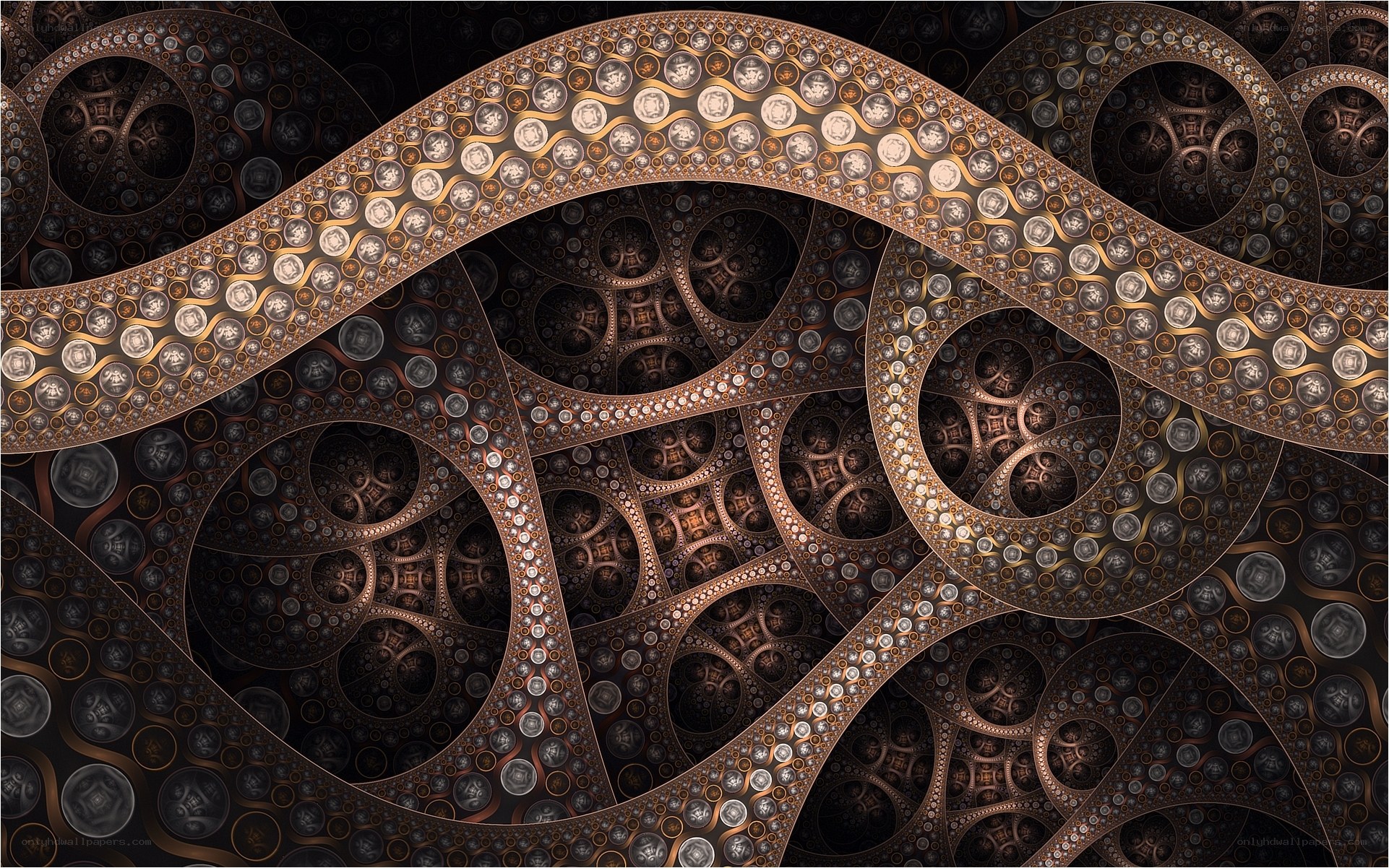 Fractal golden circuitry