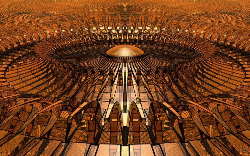 Fractal golden dome structure