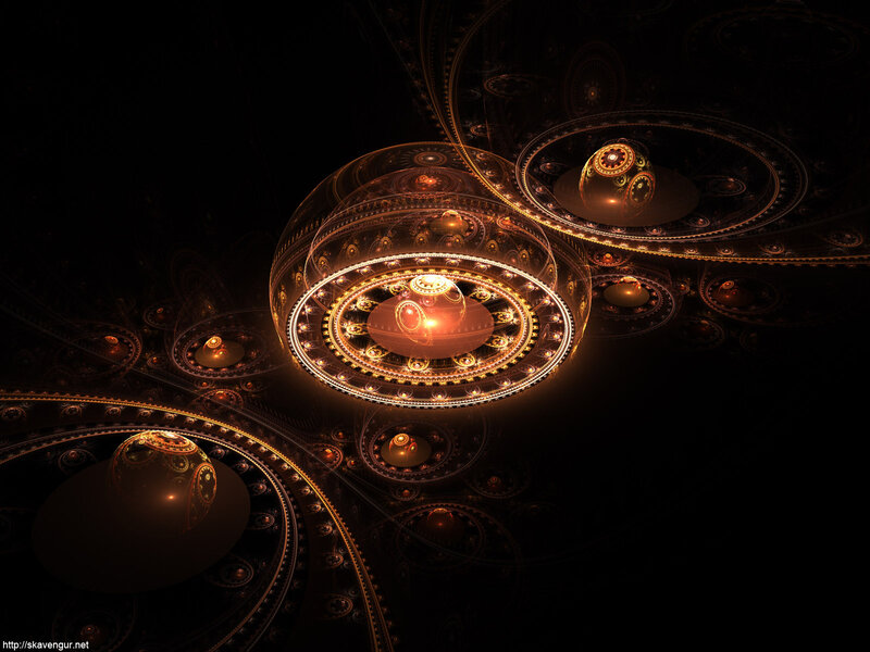 Fractal Golden Spheres — Black