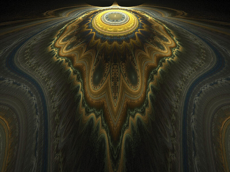 fractal golden spiral