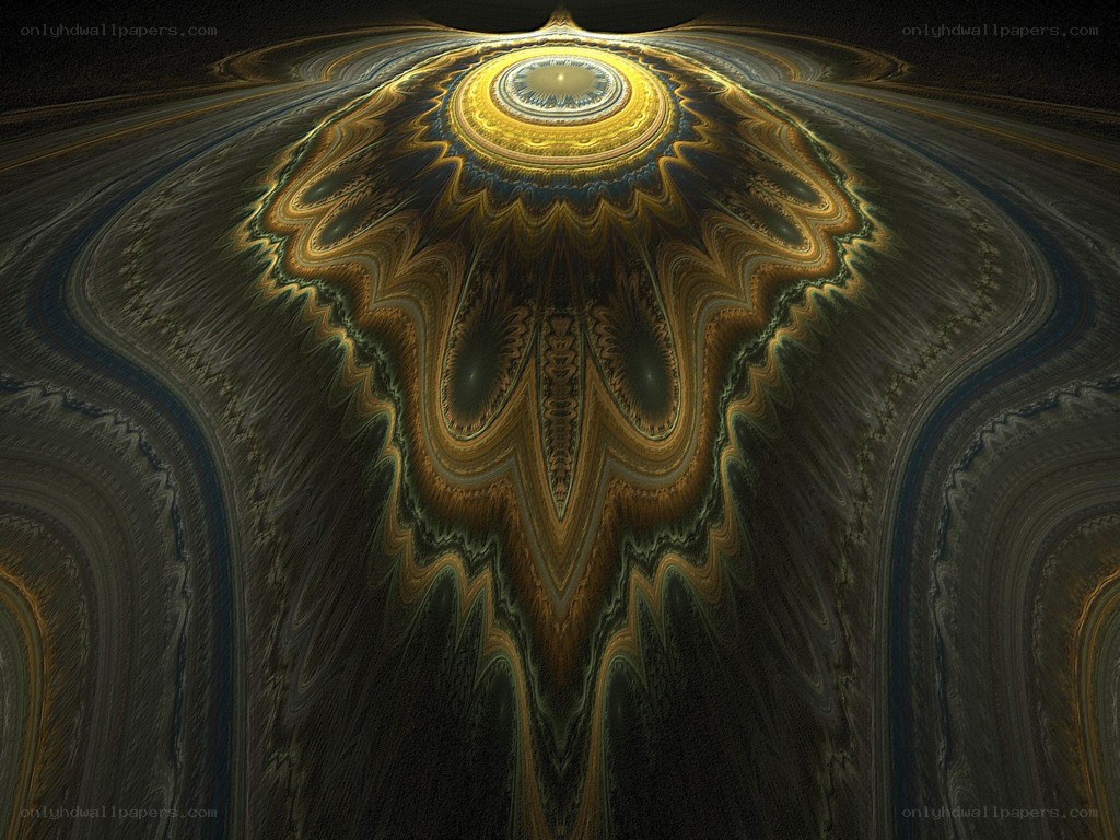 fractal golden spiral