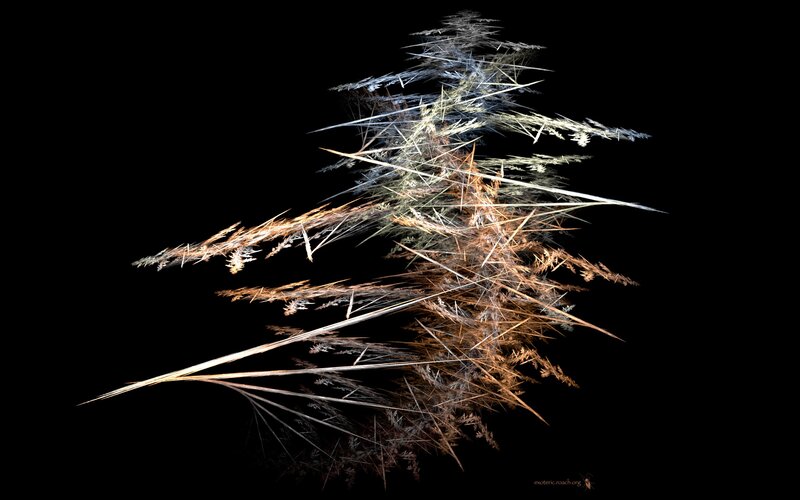 Fractal grass pattern