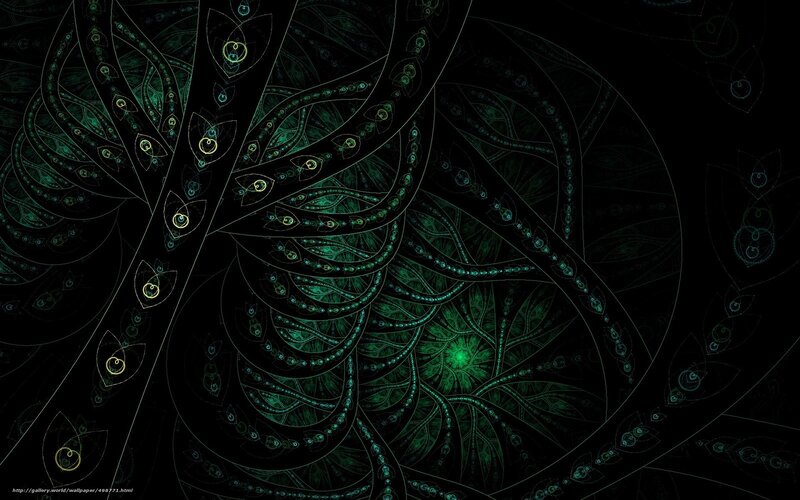 fractal green pattern