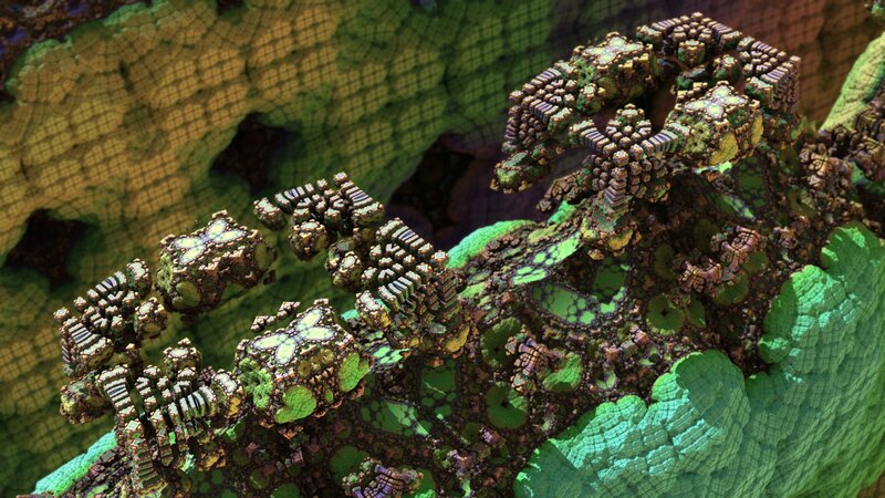 Fractal green structures