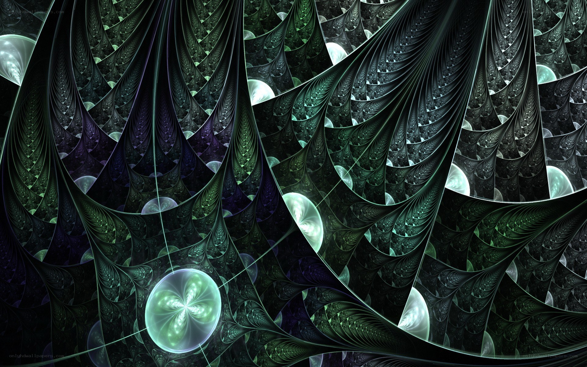 Fractal green tunnel