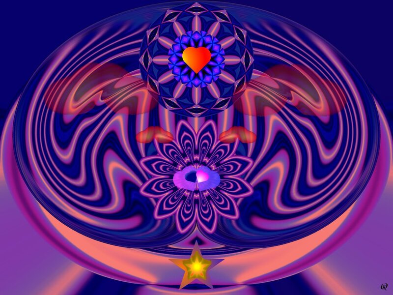 Fractal Heart and Flower
