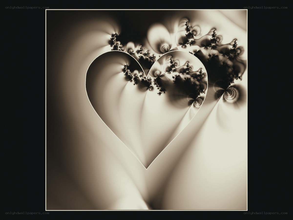 Fractal heart design