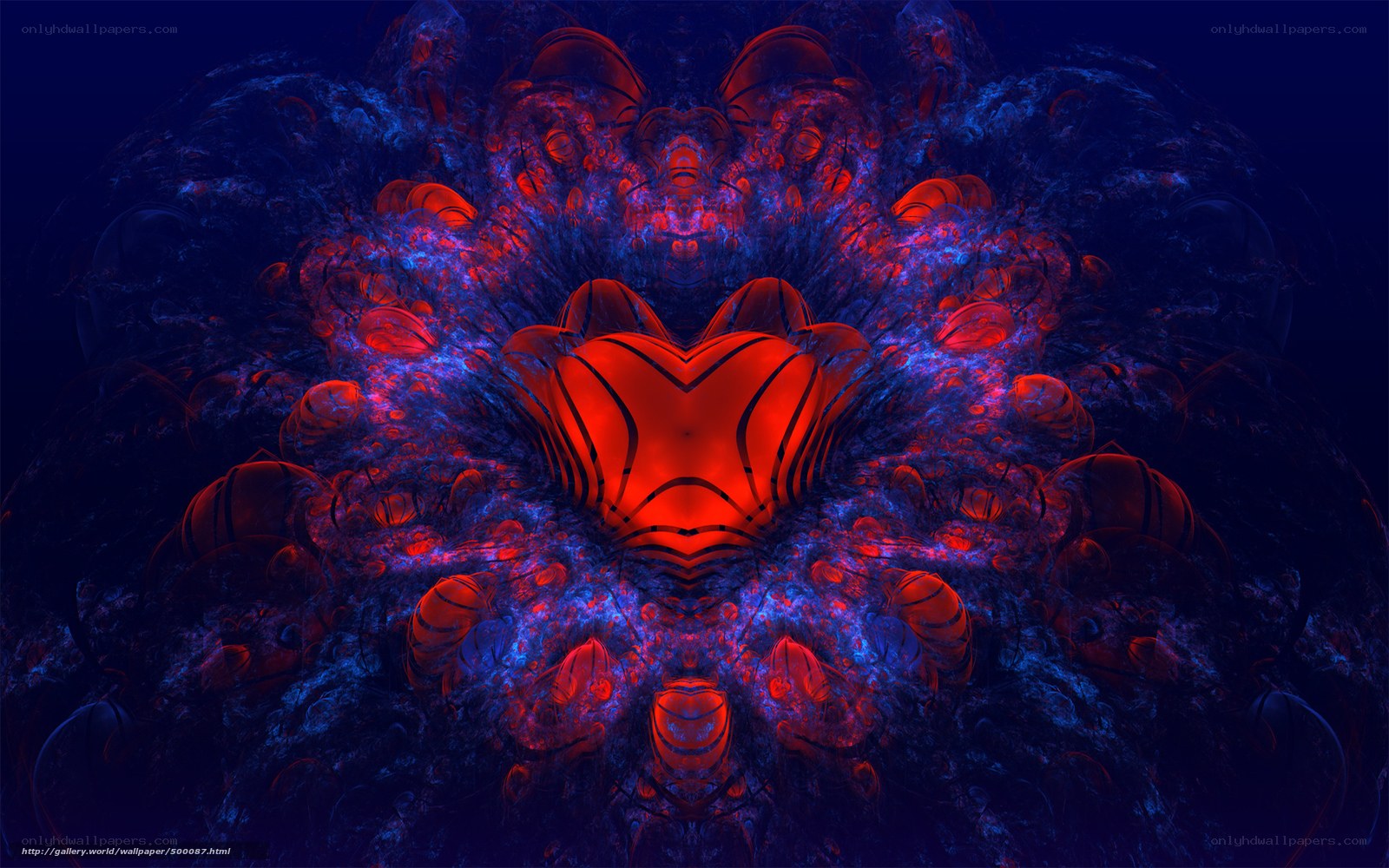 fractal heart design