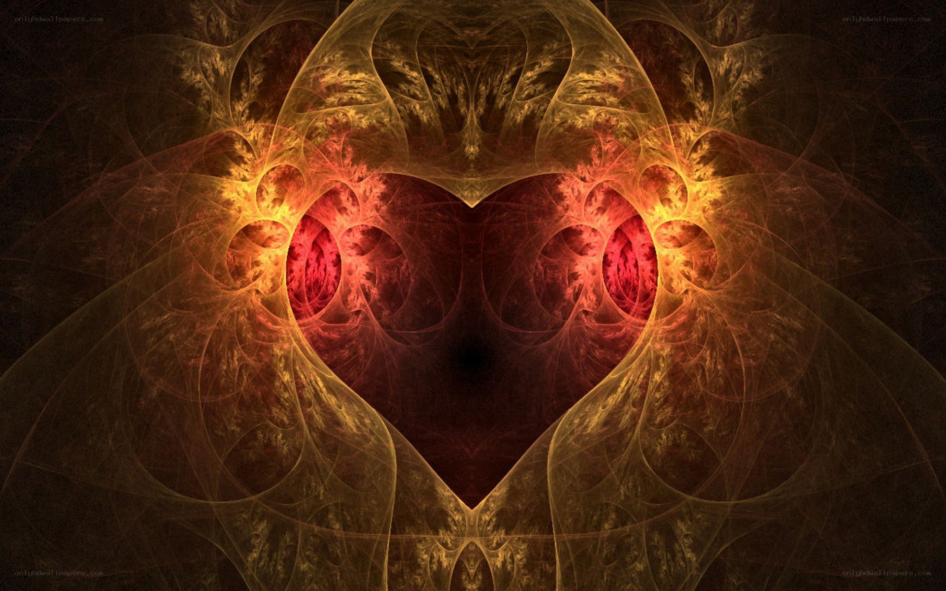 Fractal heart design