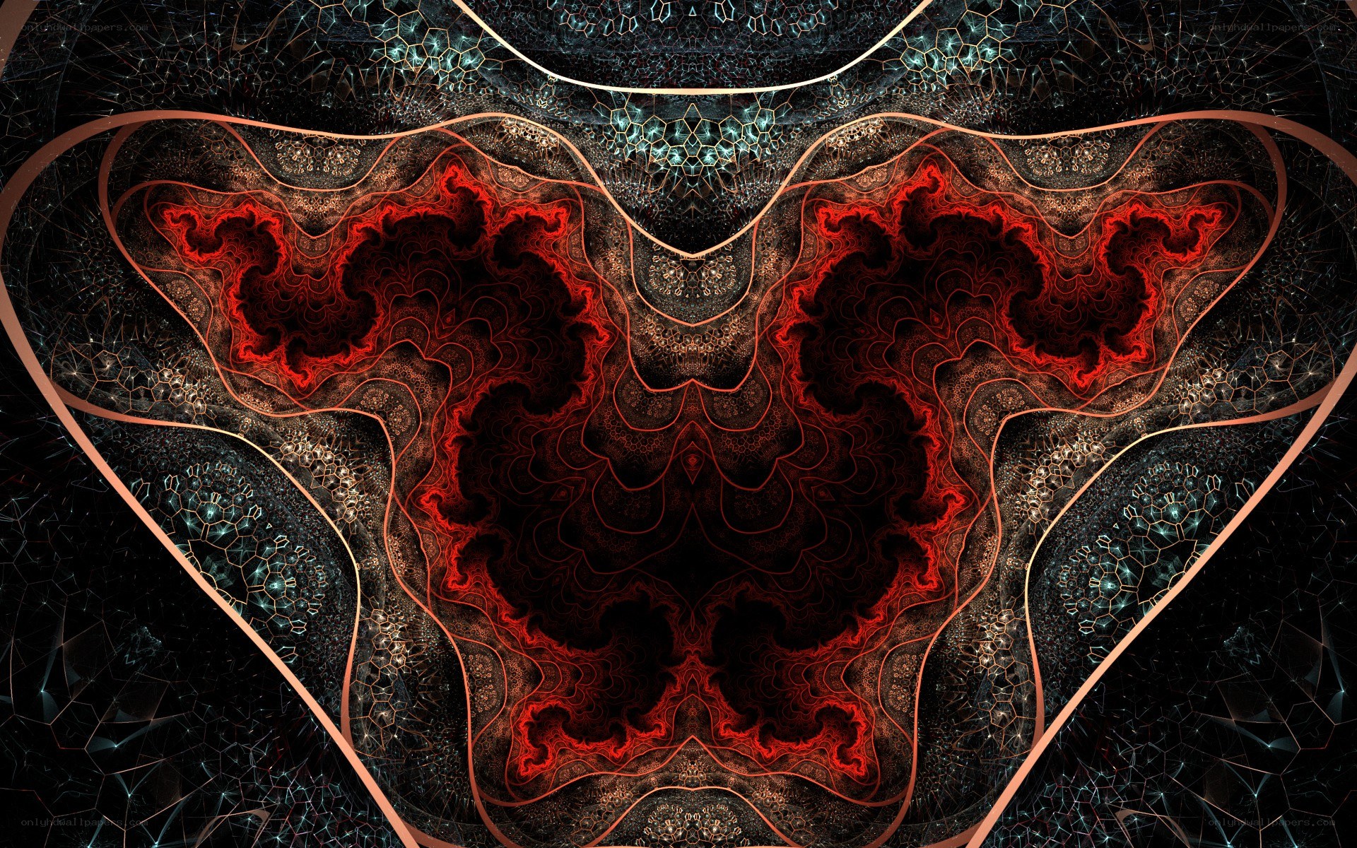 Fractal heart design