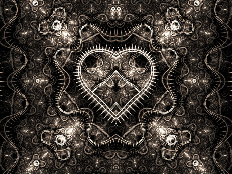 fractal heart pattern