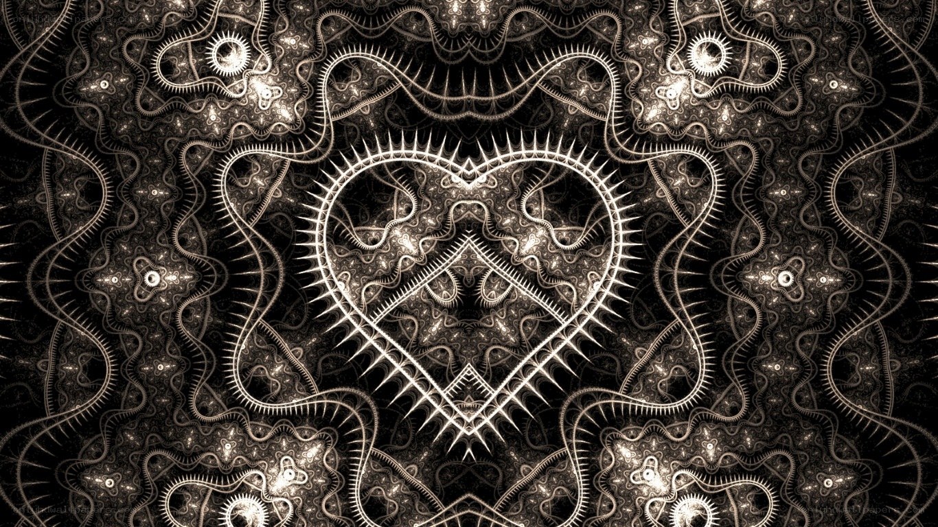 fractal heart pattern