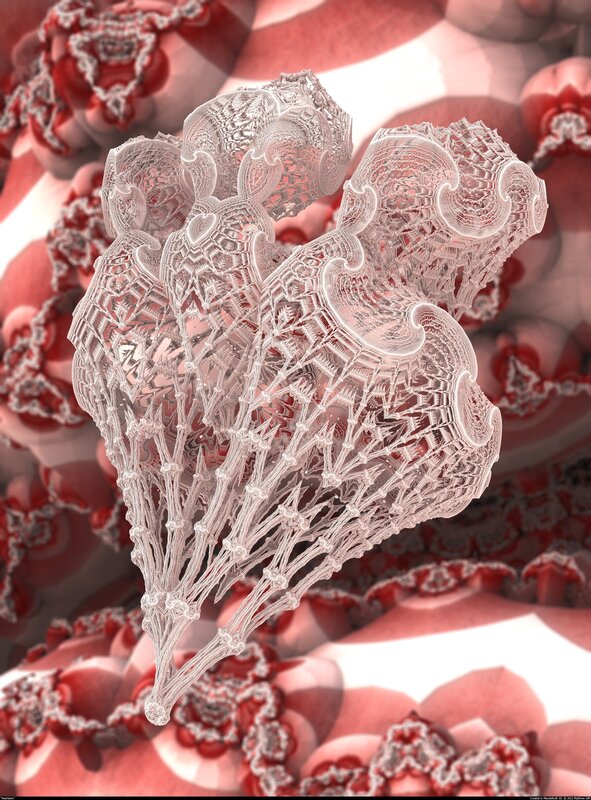 Fractal heart structure
