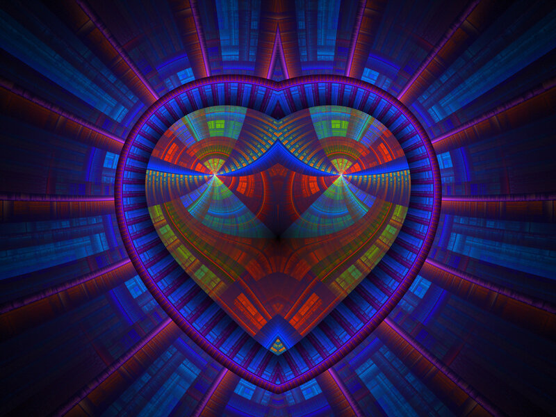 fractal heart tunnel