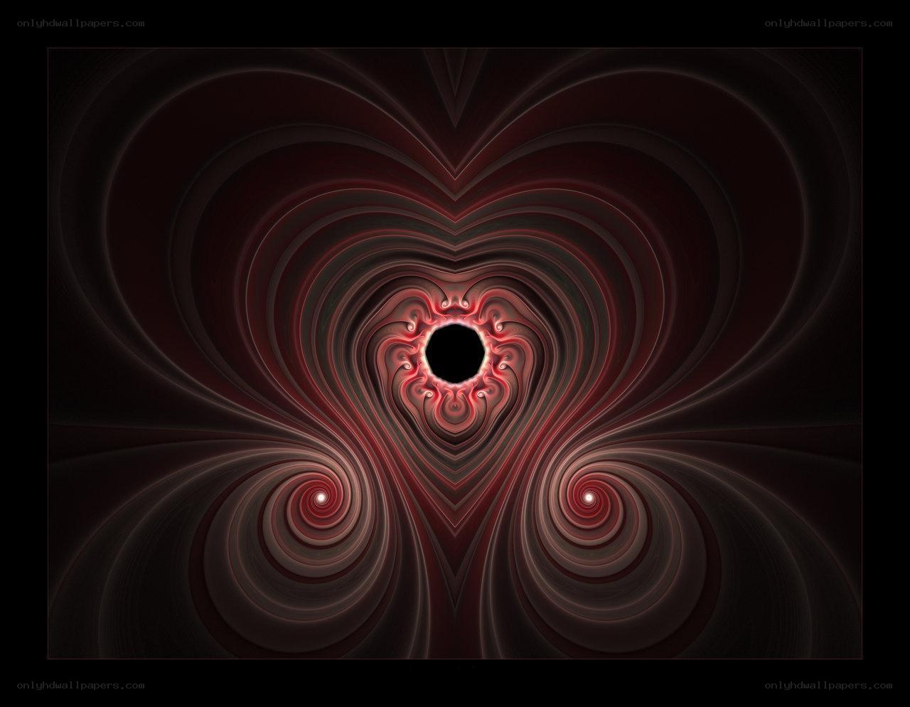 Fractal heart tunnel