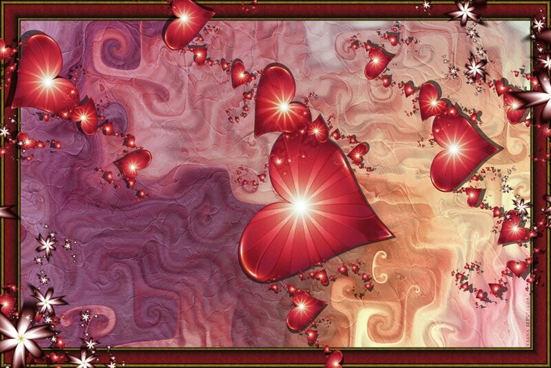 Fractal hearts and stars