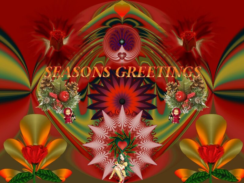 Fractal Holiday Greeting