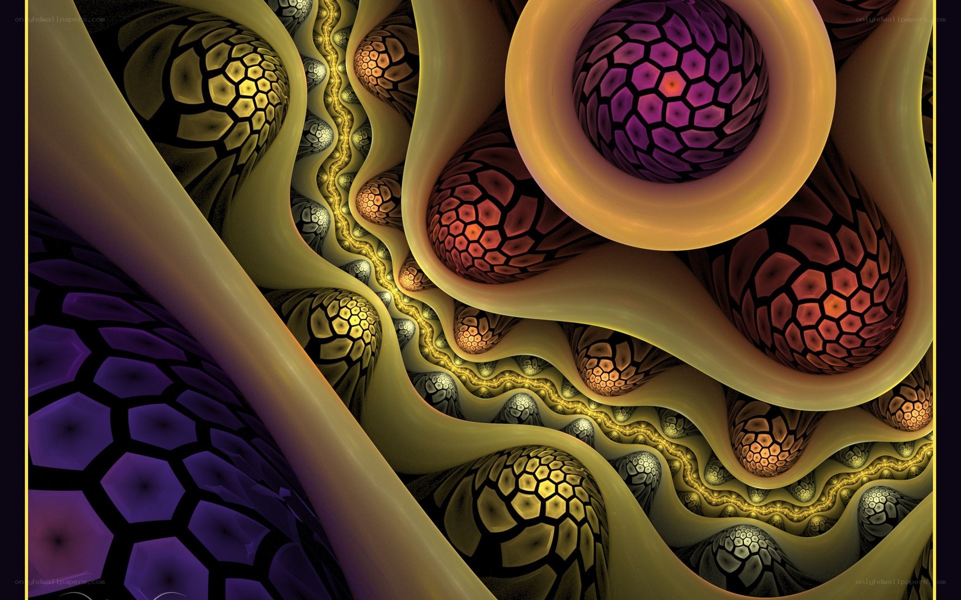 fractal honeycomb tunnel