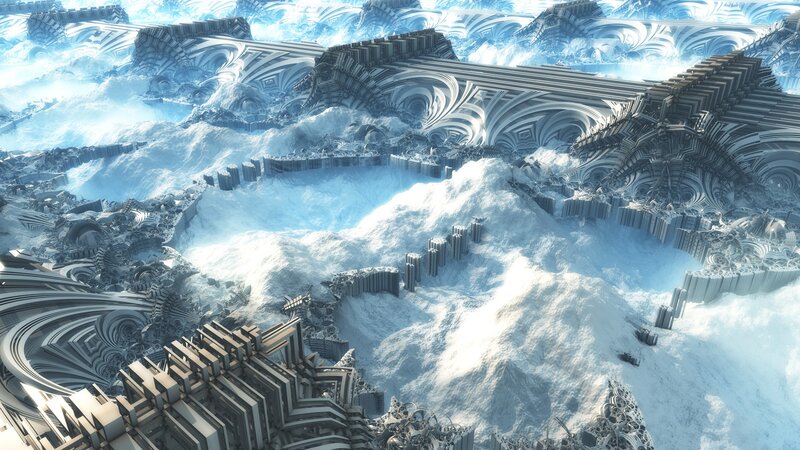 Fractal Ice Structures