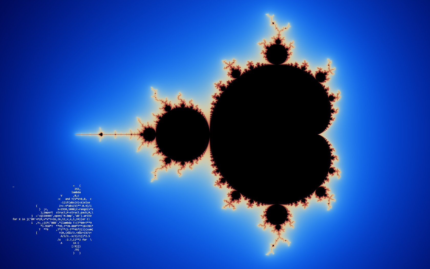 Fractal image with code