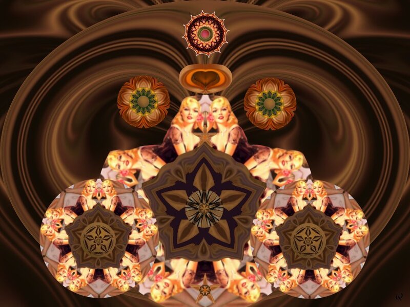 Fractal Image with Faces