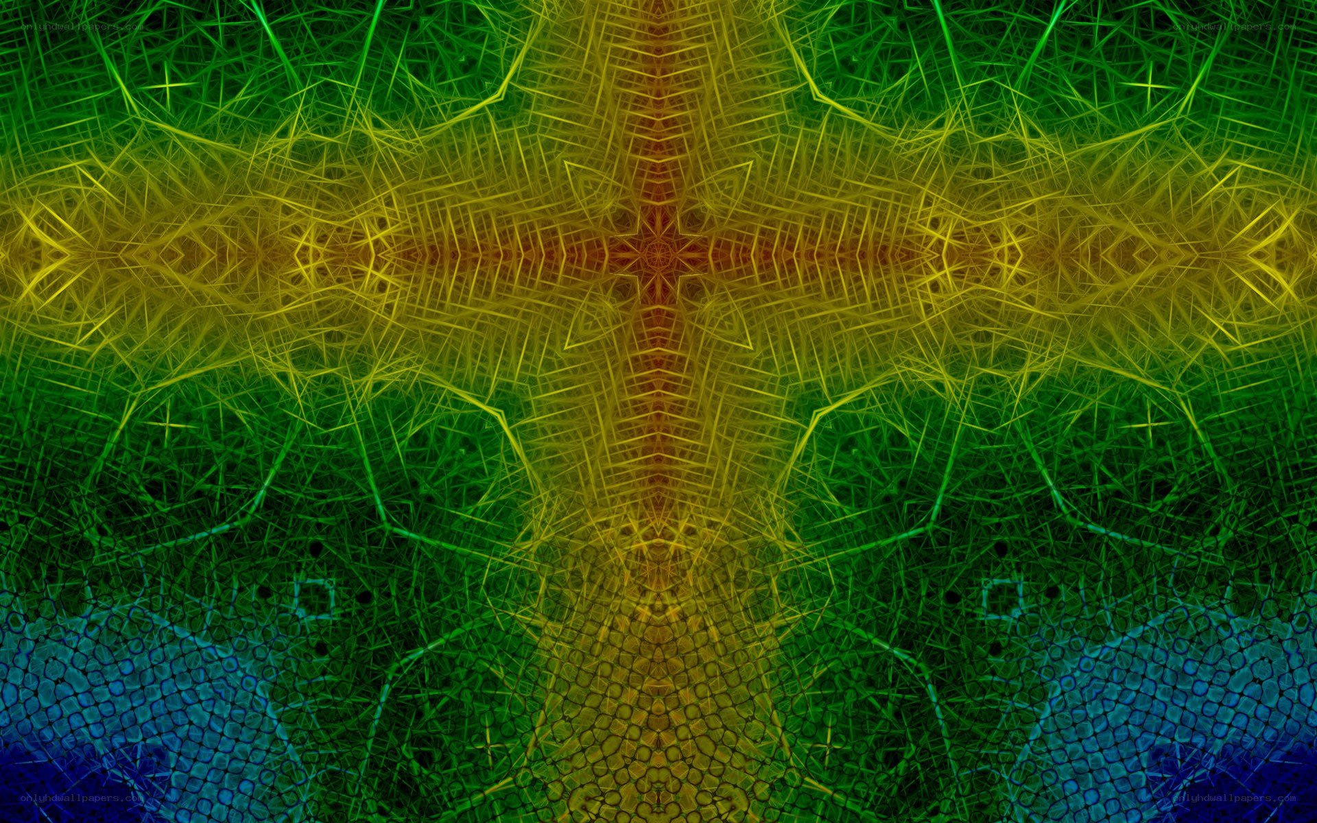fractal kaleidoscope pattern