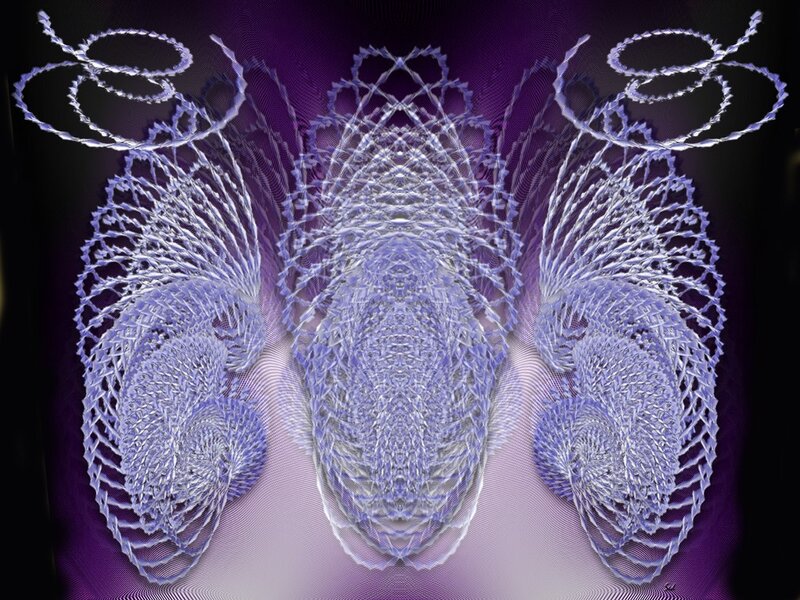 Fractal lace pattern