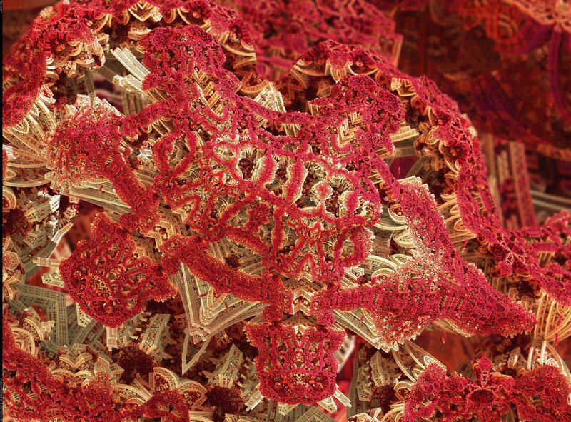 Fractal lace structure