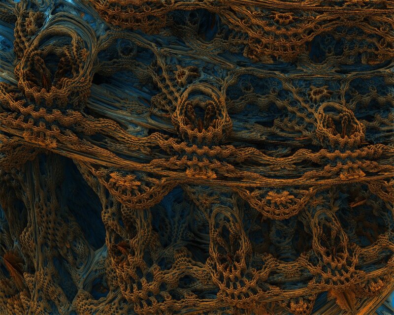 Fractal lace structure