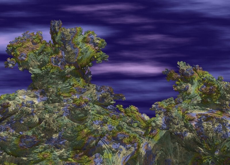 Fractal Landscape Formation