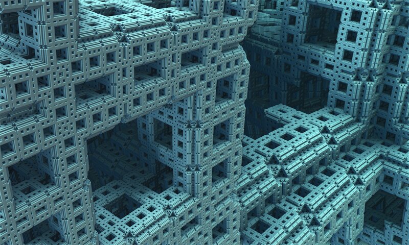 Fractal lattice structure