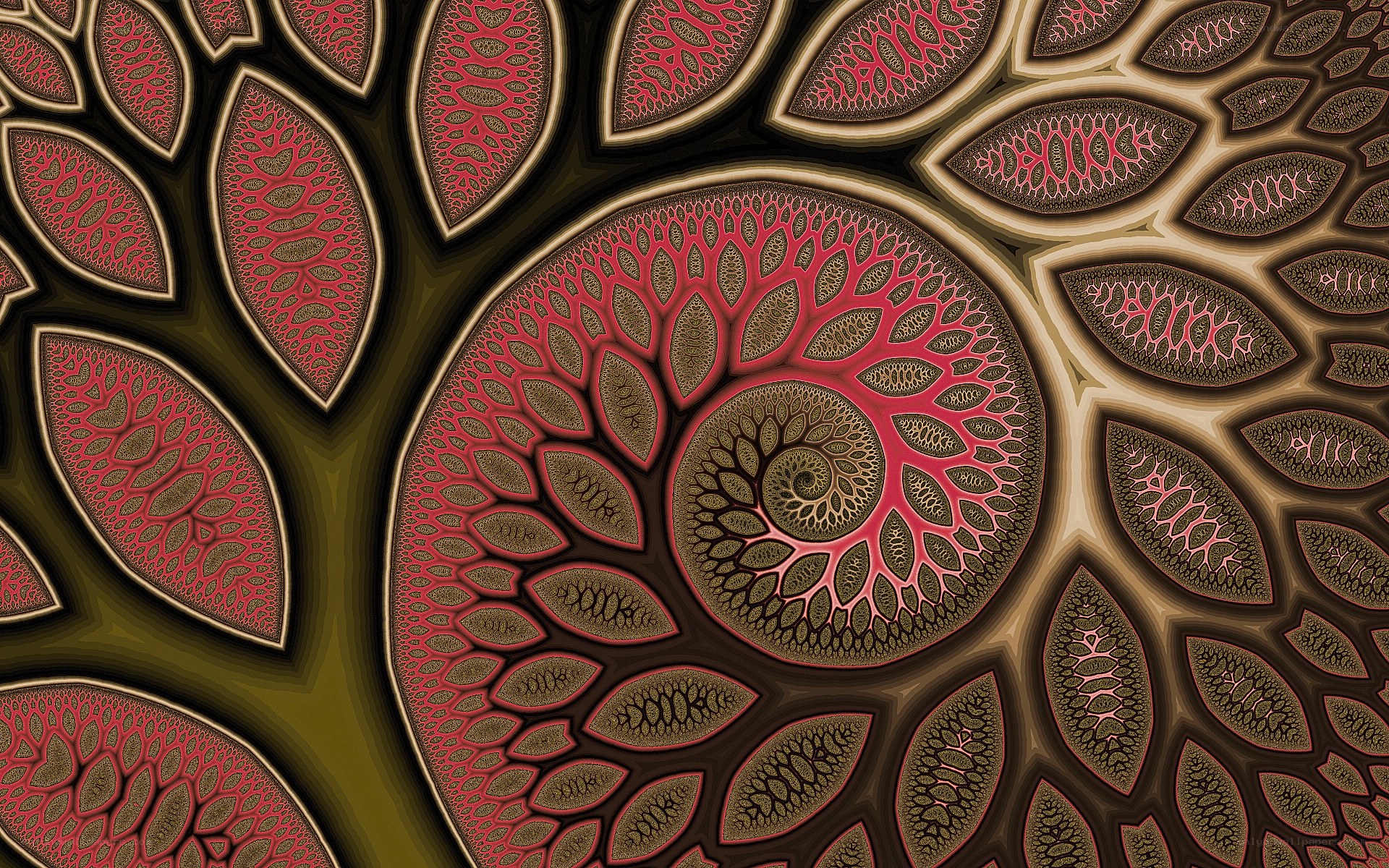fractal leaf pattern