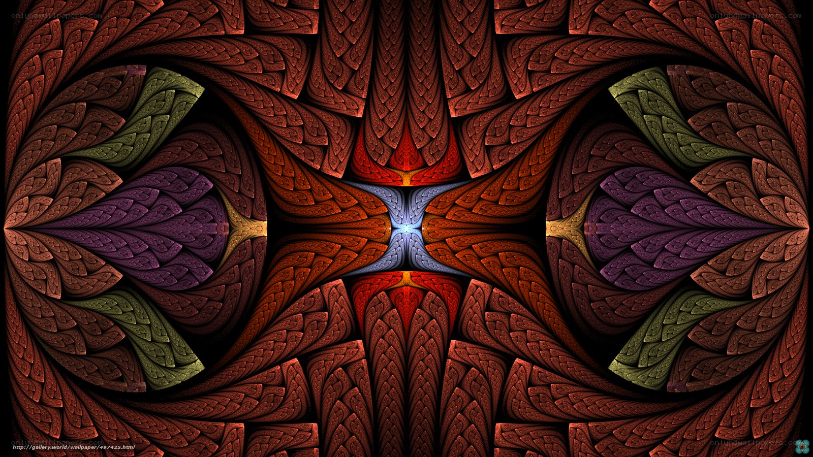 Fractal leaf pattern design