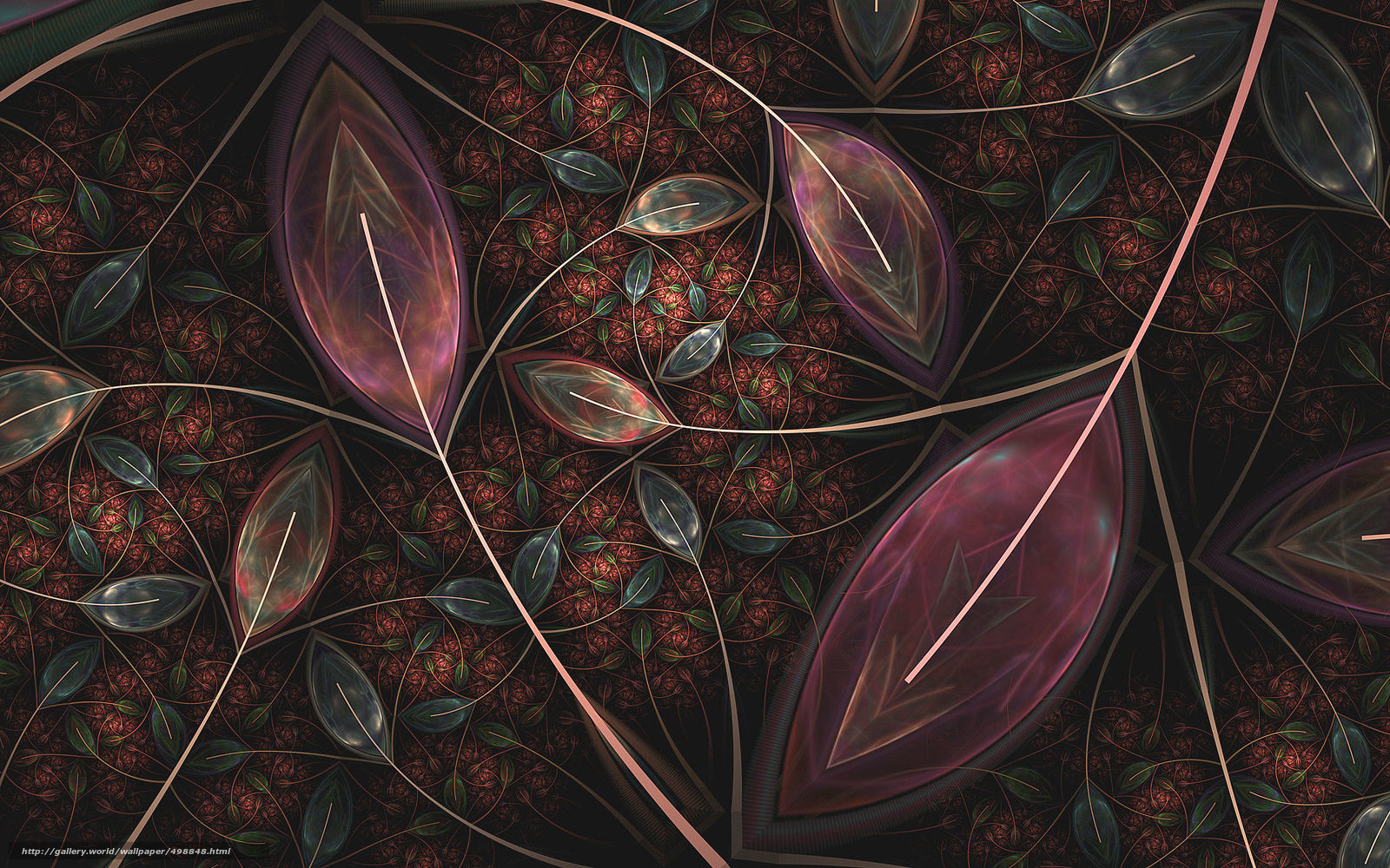 Fractal leaf pattern design