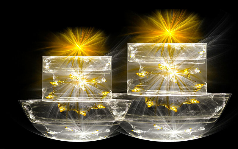 Fractal light boxes