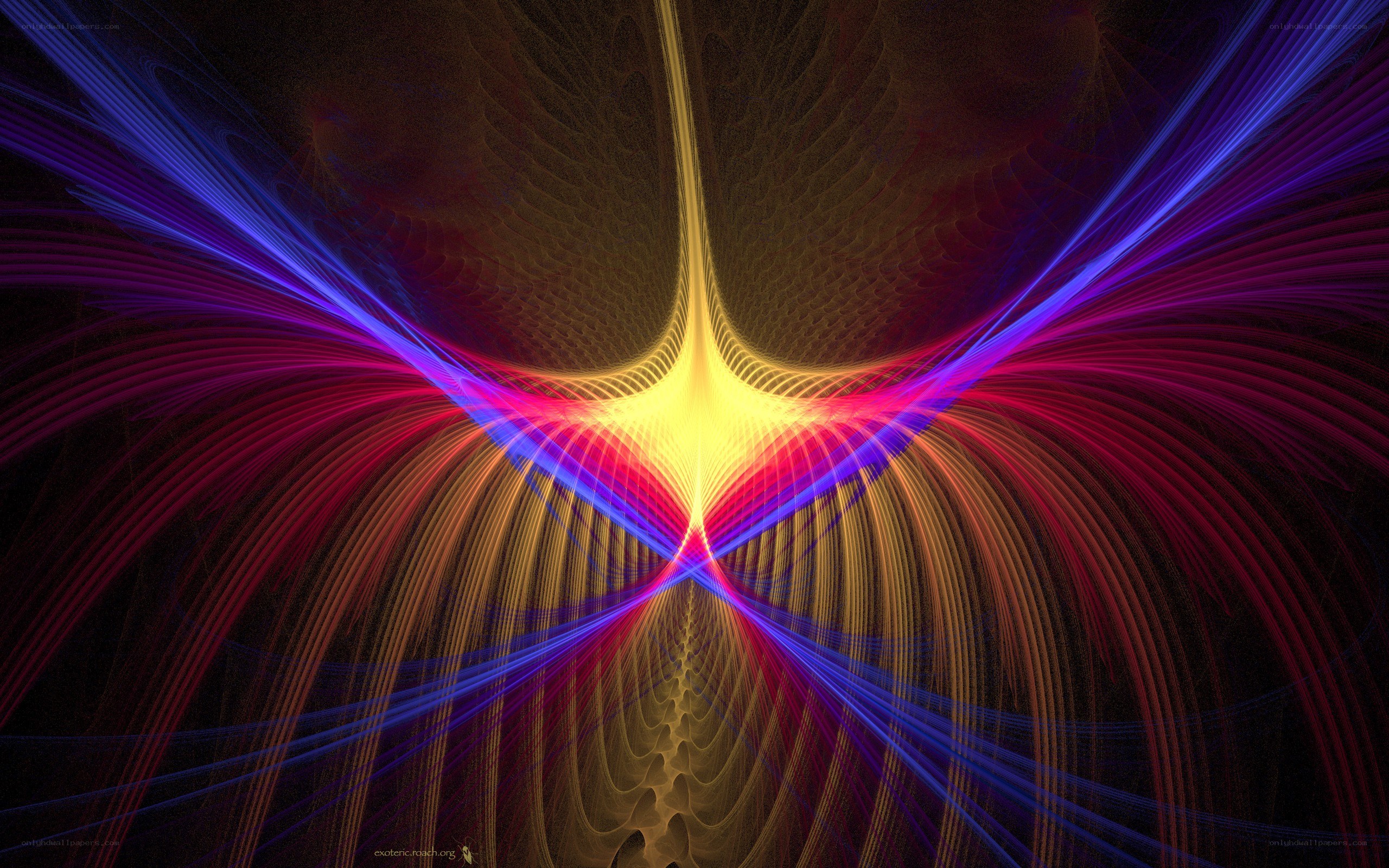fractal light burst