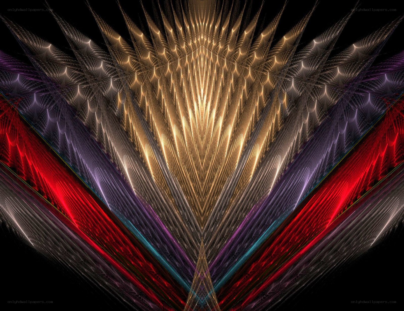 fractal light burst