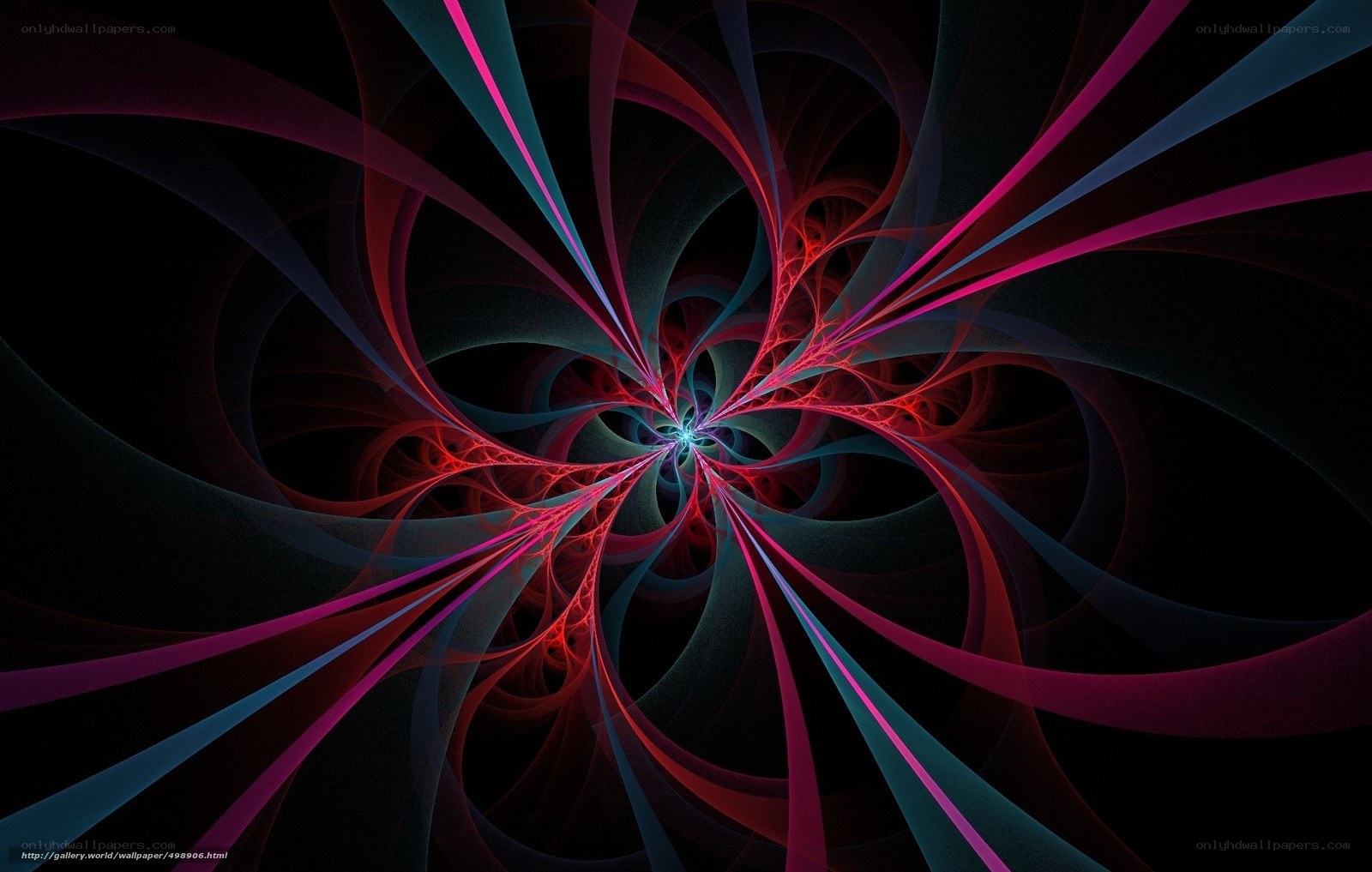 Fractal light burst
