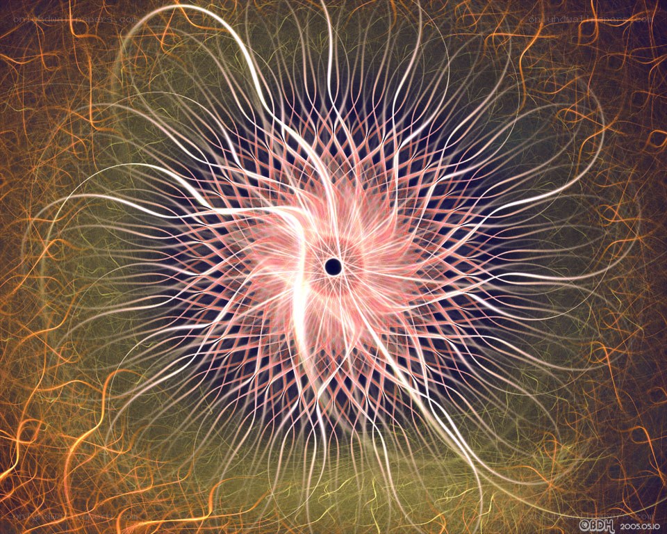 Fractal light burst
