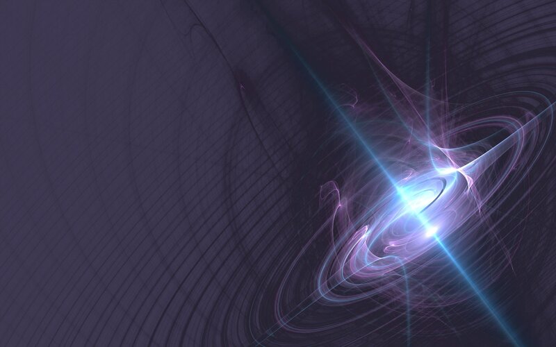 Fractal Light Burst — Purple, Dramatic