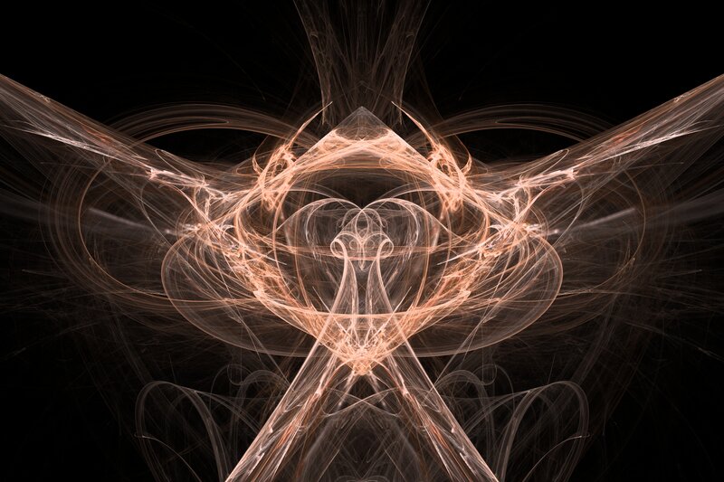 Fractal Light Design — Orange