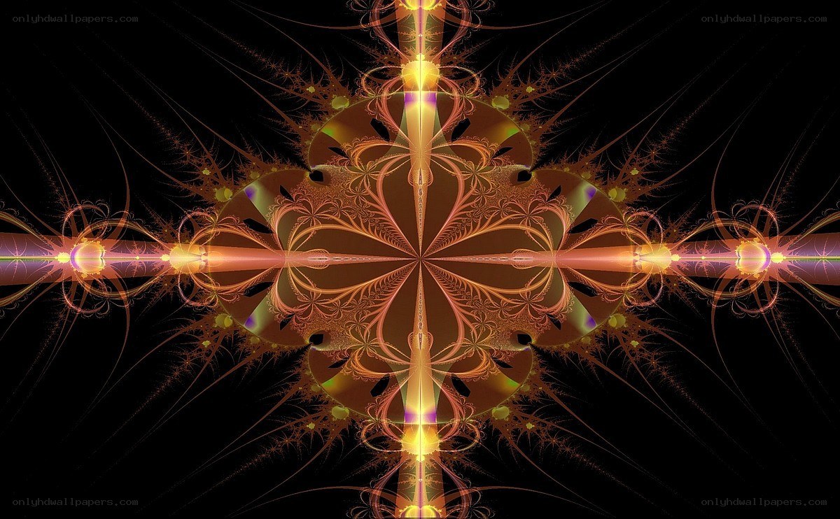 Fractal light pattern
