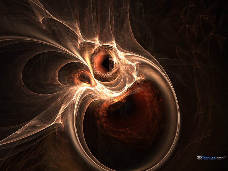Fractal Light Patterns — Brown