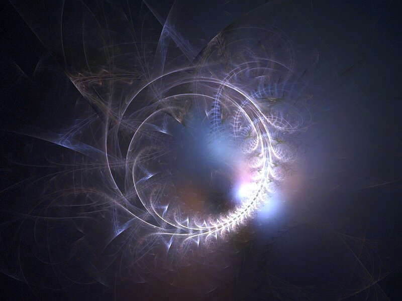 Fractal Light Spiral