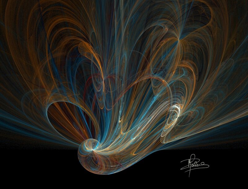 Fractal Light Swirls