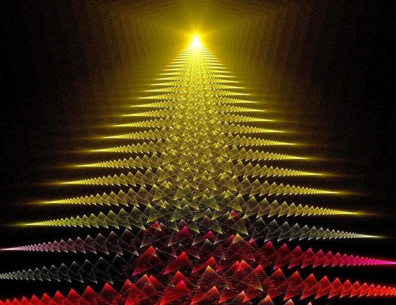 fractal light tunnel