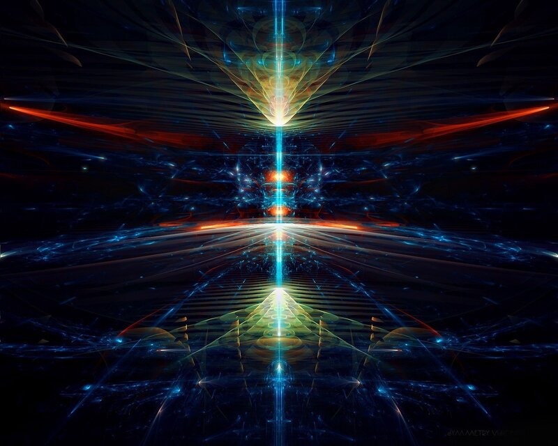 fractal light tunnel