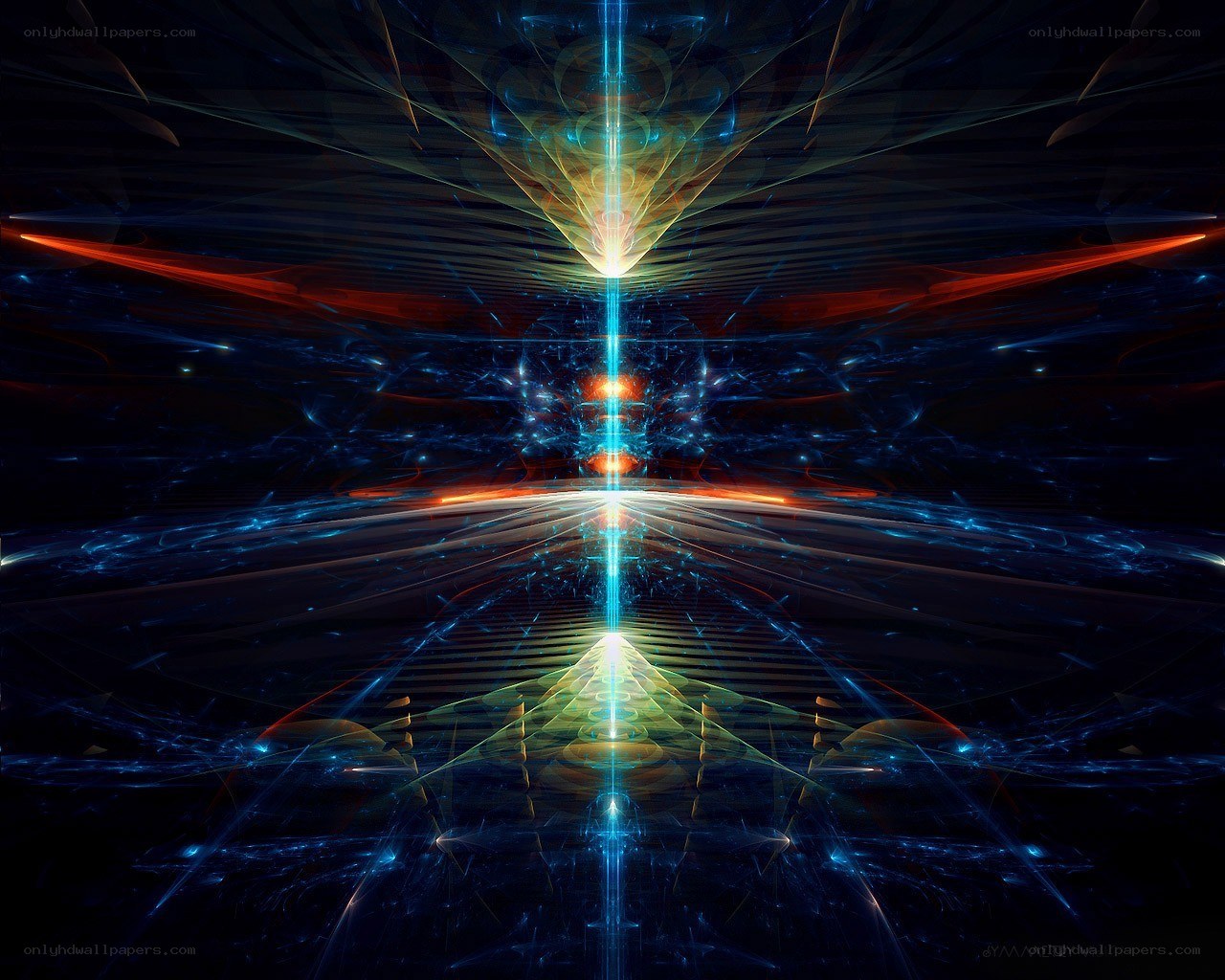 fractal light tunnel